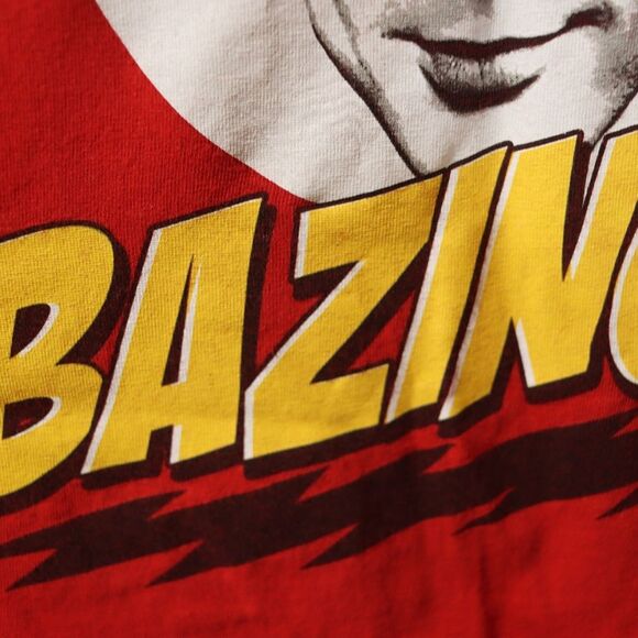 Big Bang Theory Bazinga Sheldon Red T-Shirt XL Ripple Junction Pop Culture - Picture 6 of 10